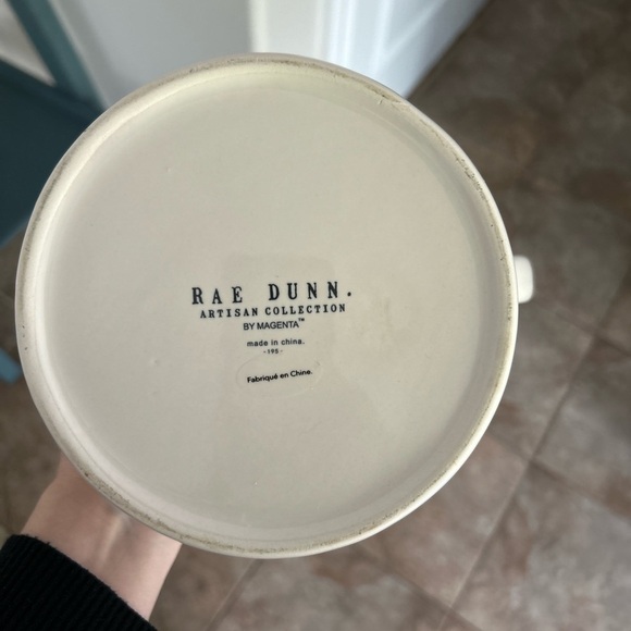 Rae Dunn White Ceramic Water Pitcher Modern Art Design - Picture 2 of 2